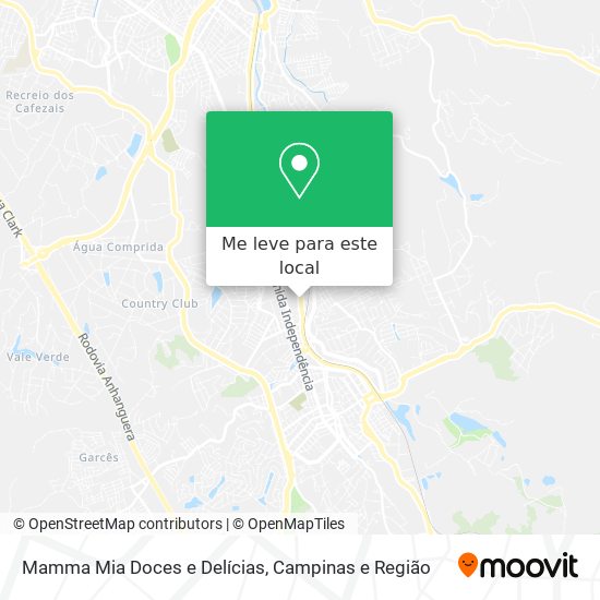 Mamma Mia Doces e Delícias mapa