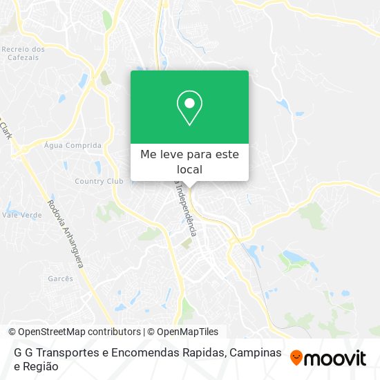 G G Transportes e Encomendas Rapidas mapa