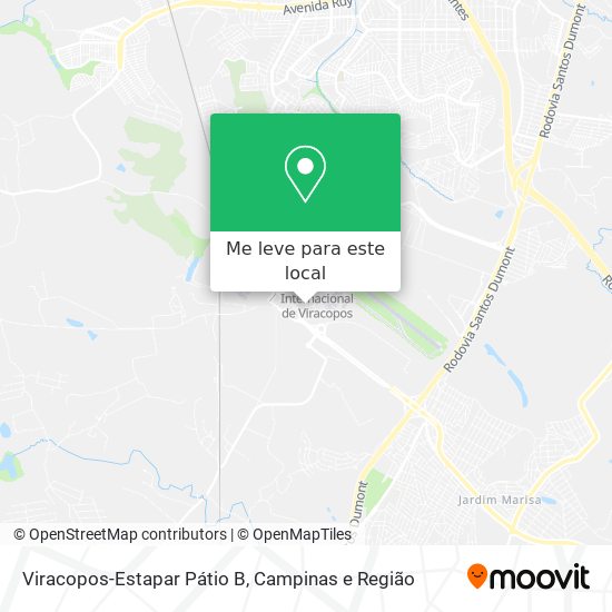 Viracopos-Estapar Pátio B mapa