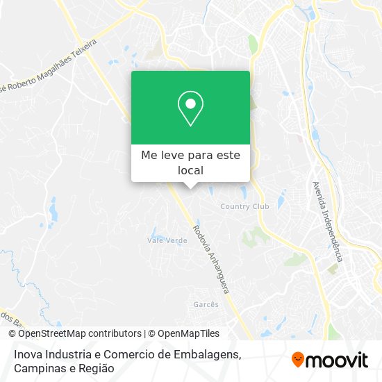 Inova Industria e Comercio de Embalagens mapa