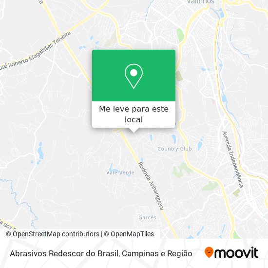 Abrasivos Redescor do Brasil mapa