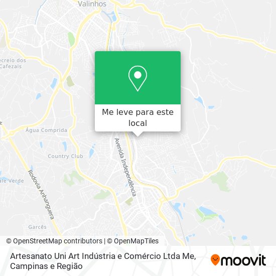 Artesanato Uni Art Indústria e Comércio Ltda Me mapa