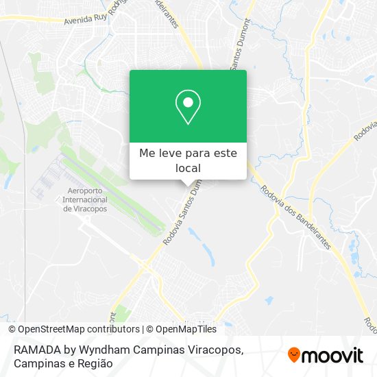 RAMADA by Wyndham Campinas Viracopos mapa