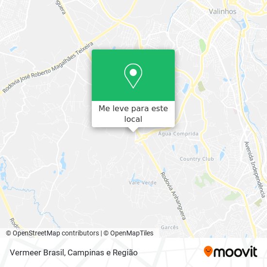 Vermeer Brasil mapa