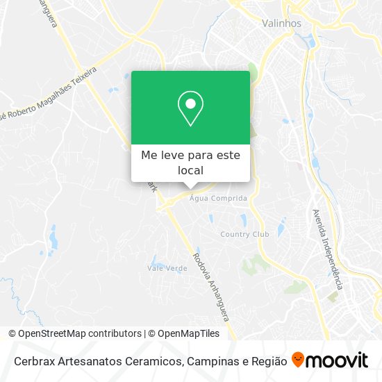Cerbrax Artesanatos Ceramicos mapa