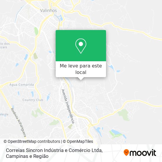Correias Sincron Indústria e Comércio Ltda mapa