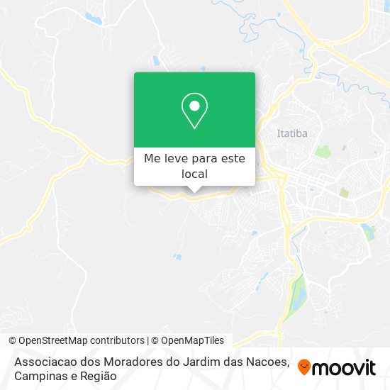 Associacao dos Moradores do Jardim das Nacoes mapa