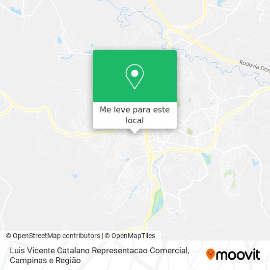 Luis Vicente Catalano Representacao Comercial mapa