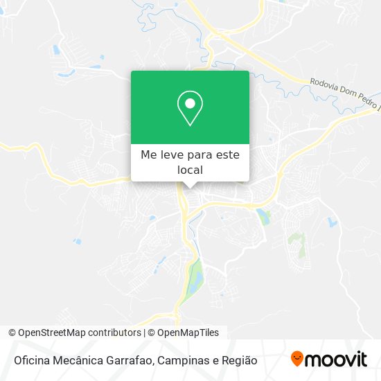 Oficina Mecânica Garrafao mapa