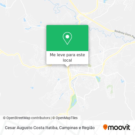 Cesar Augusto Costa Itatiba mapa