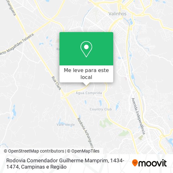 Rodovia Comendador Guilherme Mamprim, 1434-1474 mapa