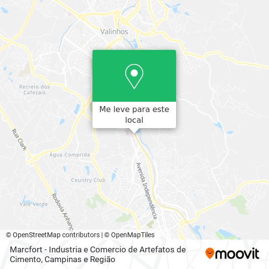 Marcfort - Industria e Comercio de Artefatos de Cimento mapa