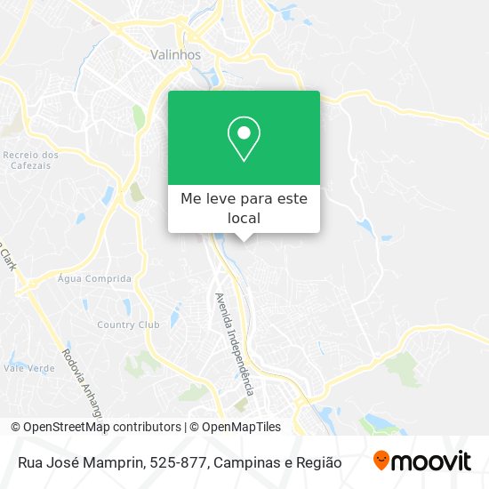Rua José Mamprin, 525-877 mapa