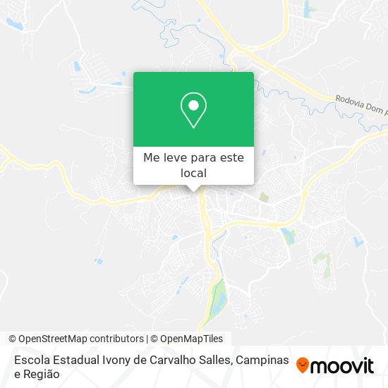 Escola Estadual Ivony de Carvalho Salles mapa