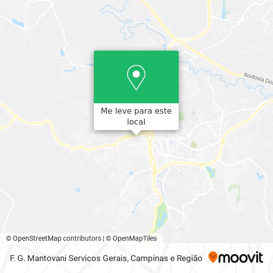F. G. Mantovani Servicos Gerais mapa