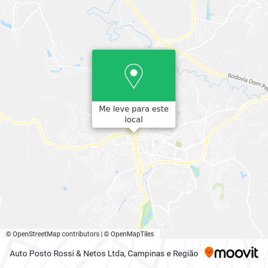 Auto Posto Rossi & Netos Ltda mapa