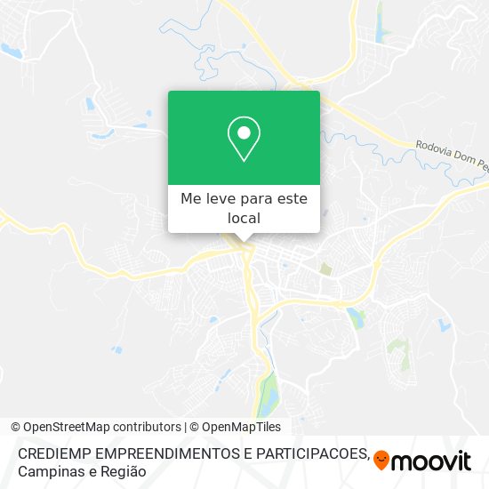 CREDIEMP EMPREENDIMENTOS E PARTICIPACOES mapa