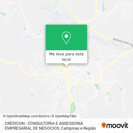 CREDICON - CONSULTORIA E ASSESSORIA EMPRESARIAL DE NEGOCIOS mapa