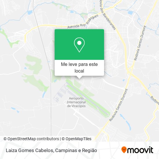 Laiza Gomes Cabelos mapa