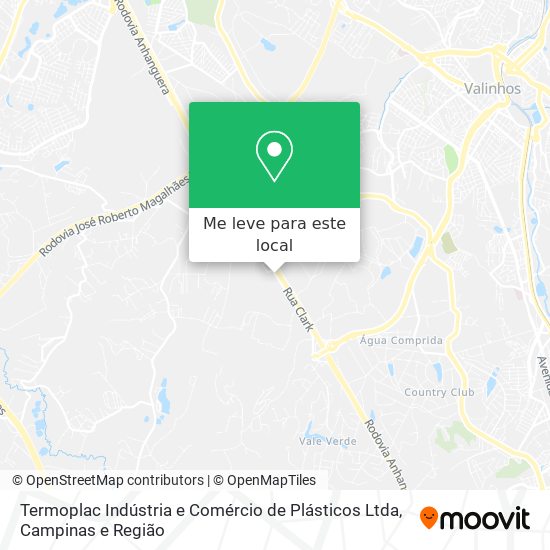 Termoplac Indústria e Comércio de Plásticos Ltda mapa
