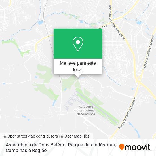 Assembléia de Deus Belém - Parque das Indústrias mapa