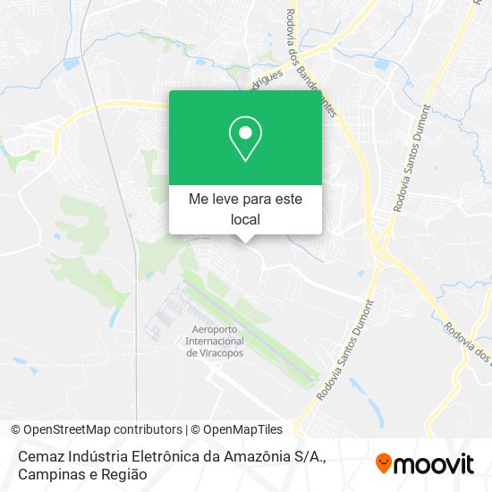 Cemaz Indústria Eletrônica da Amazônia S / A. mapa
