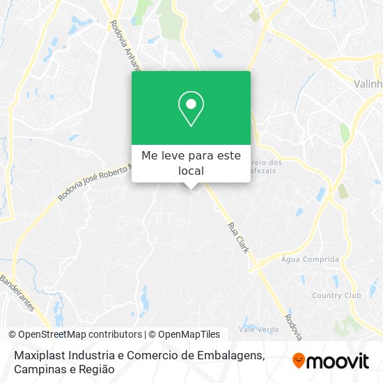 Maxiplast Industria e Comercio de Embalagens mapa