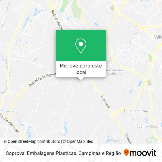 Soproval Embalagens Plasticas mapa