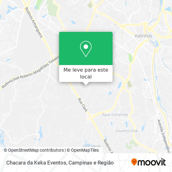 Chacara da Keka Eventos mapa