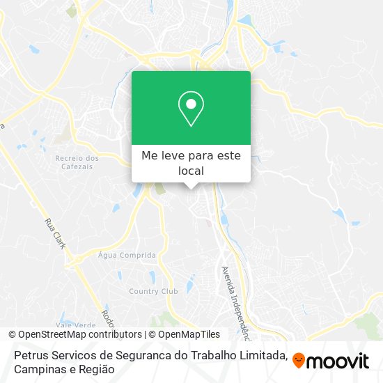 Petrus Servicos de Seguranca do Trabalho Limitada mapa