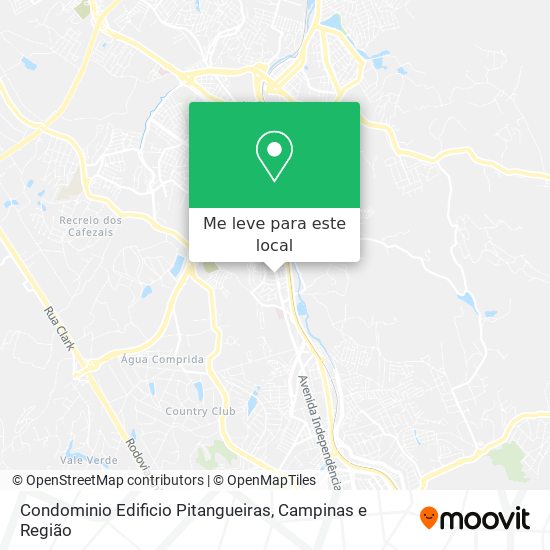 Condominio Edificio Pitangueiras mapa