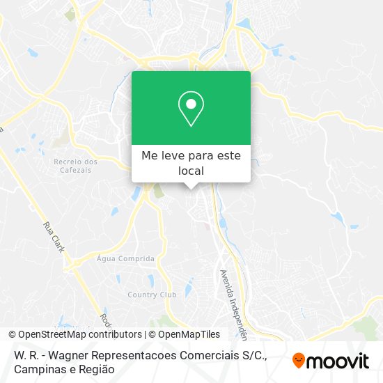 W. R. - Wagner Representacoes Comerciais S / C. mapa