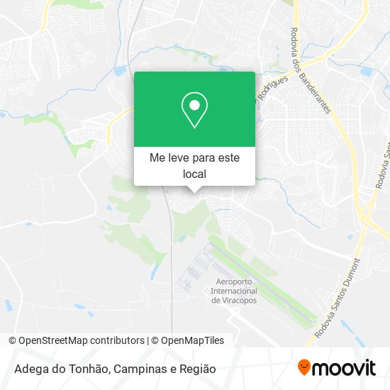 Adega do Tonhão mapa