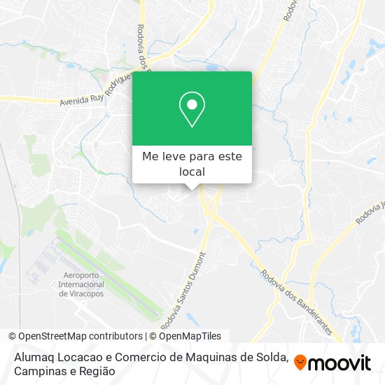 Alumaq Locacao e Comercio de Maquinas de Solda mapa