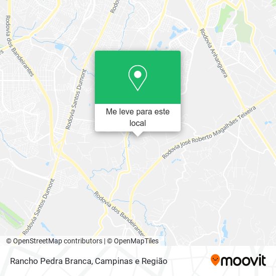 Rancho Pedra Branca mapa