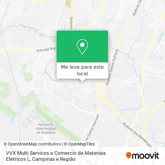VVX Multi Servicos e Comercio de Materiais Eletricos L mapa