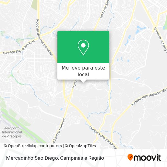 Mercadinho Sao Diego mapa