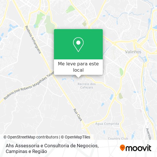 Ahs Assessoria e Consultoria de Negocios mapa