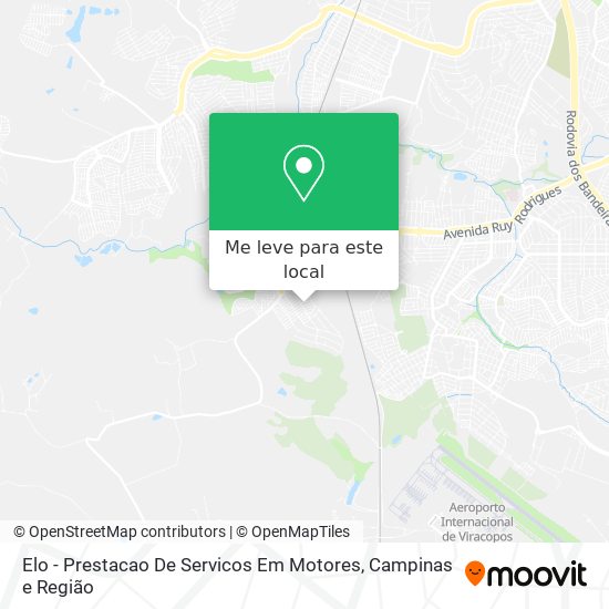 Elo - Prestacao De Servicos Em Motores mapa