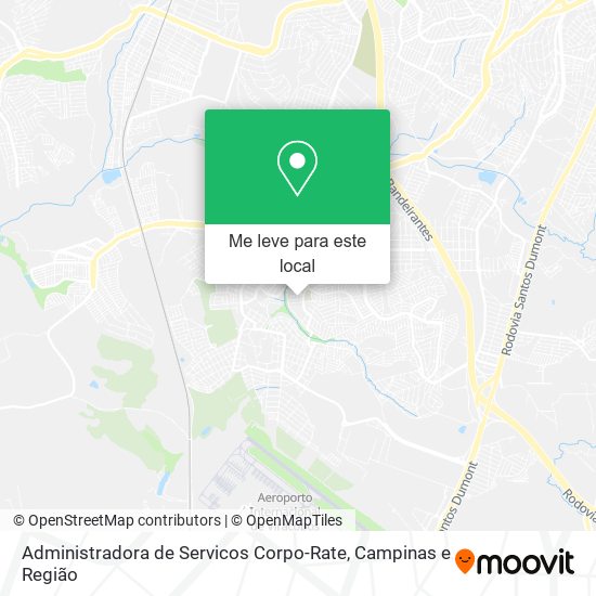 Administradora de Servicos Corpo-Rate mapa