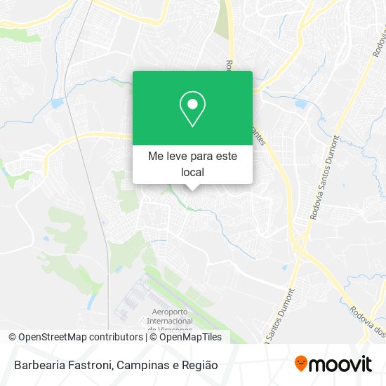 Barbearia Fastroni mapa