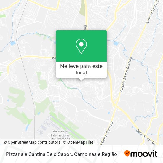 Pizzaria e Cantina Belo Sabor. mapa