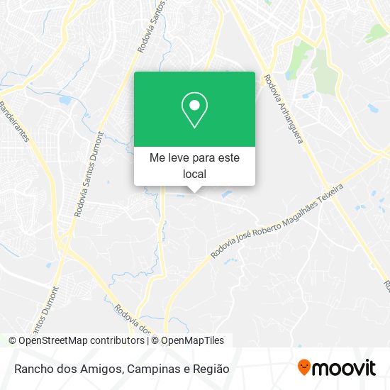 Rancho dos Amigos mapa