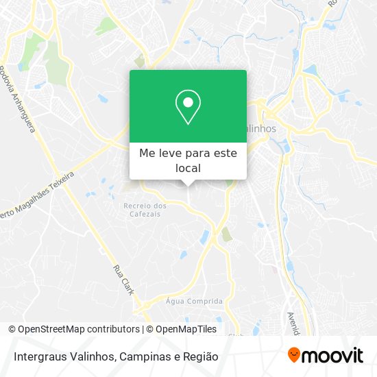 Intergraus Valinhos mapa