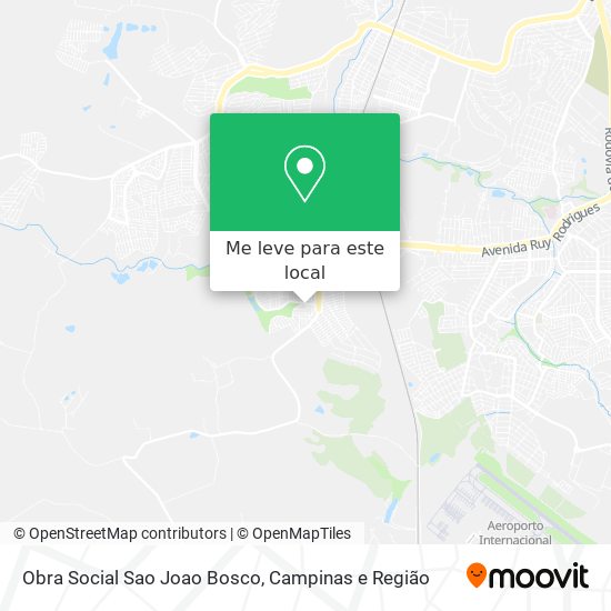 Obra Social Sao Joao Bosco mapa