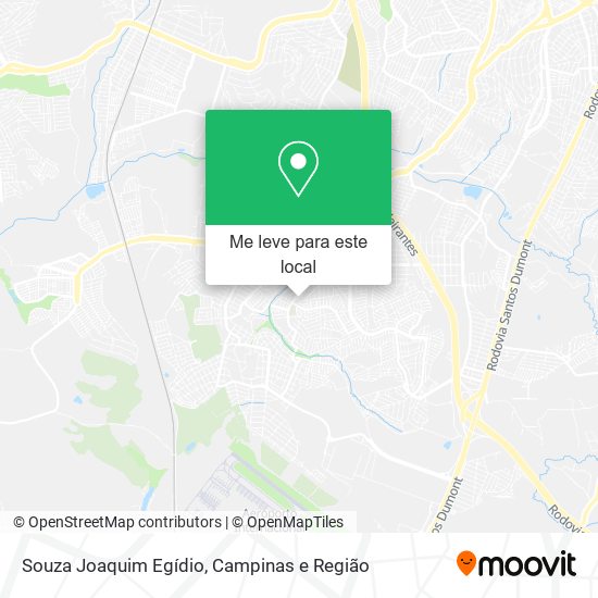 Souza Joaquim Egídio mapa