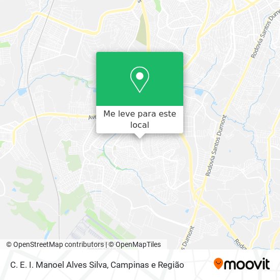 C. E. I. Manoel Alves Silva mapa