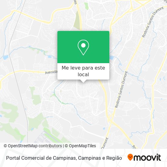 Portal Comercial de Campinas mapa