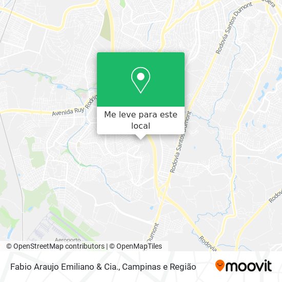 Fabio Araujo Emiliano & Cia. mapa