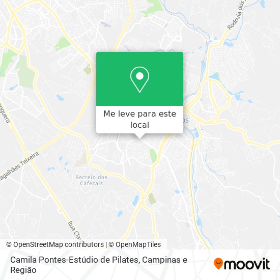 Camila Pontes-Estúdio de Pilates mapa